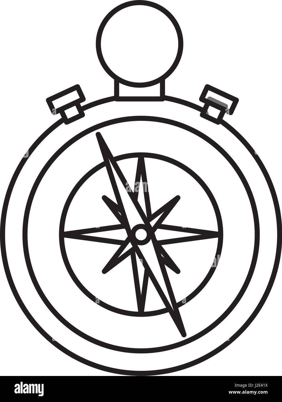 Compass navigation tool Stock Vector Image & Art Alamy