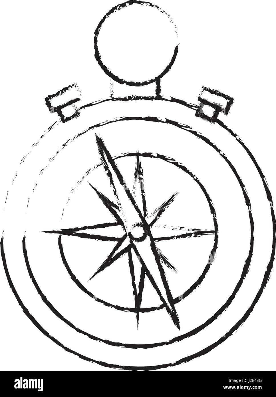 Compass navigation tool Stock Vector Image & Art Alamy