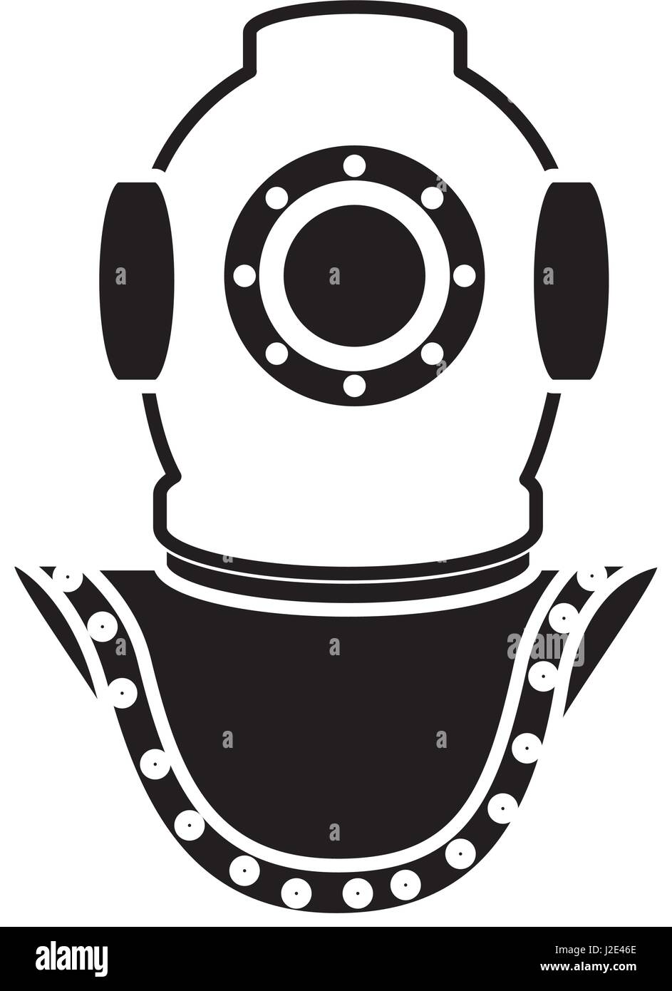 Deep sea diver Stock Vector Image &amp; Art - Alamy