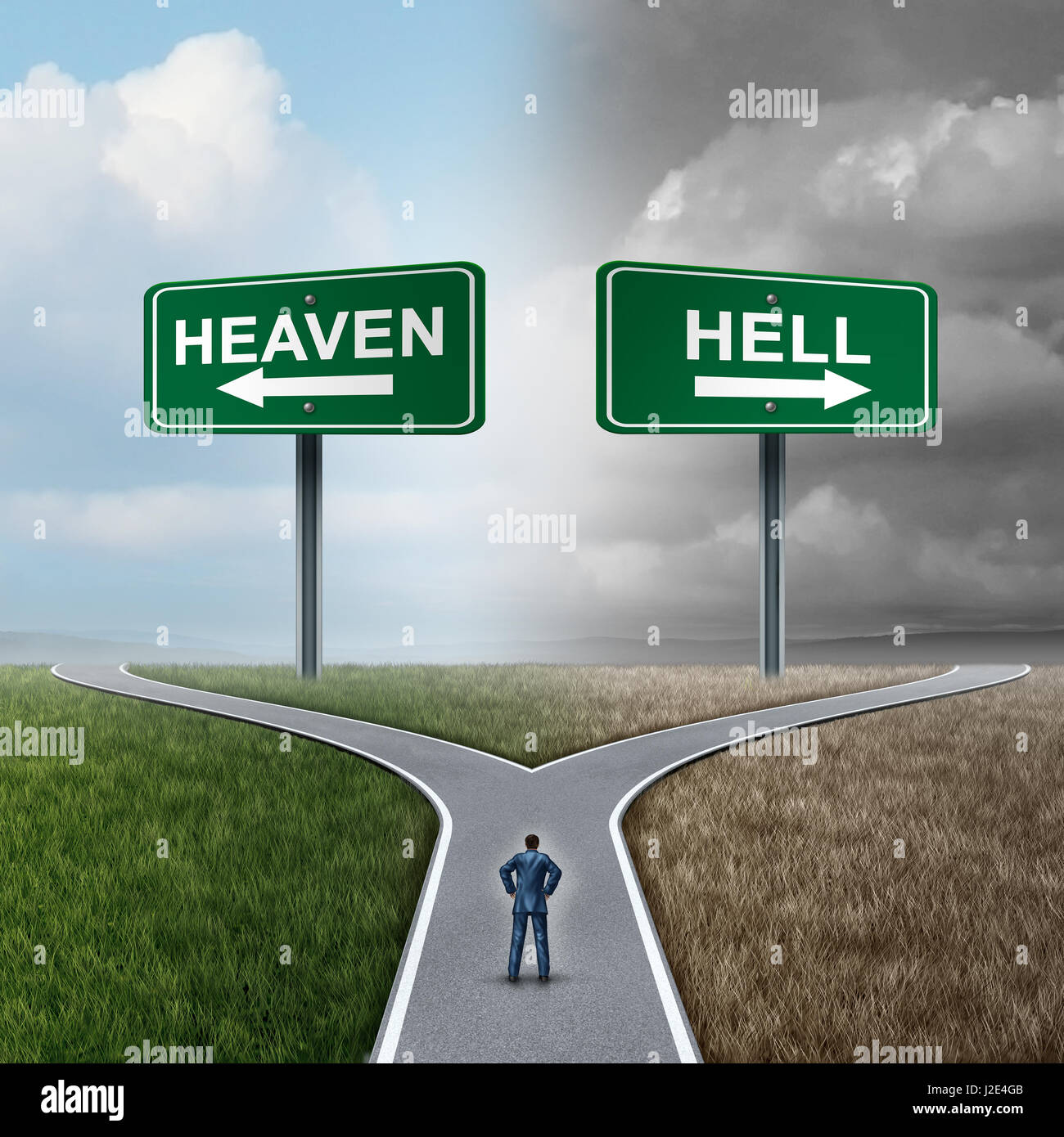 Heaven and hell hi-res stock photography and images - Alamy