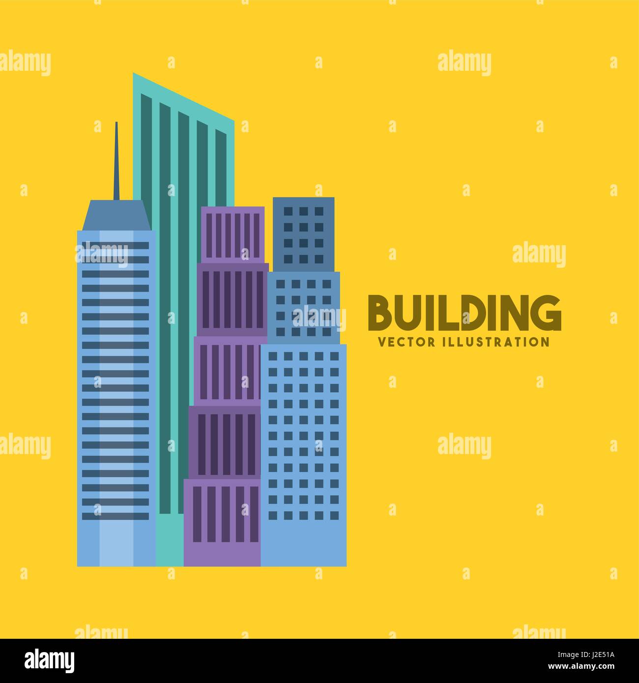 buildings cityscape skyline icon Stock Vector Image & Art - Alamy