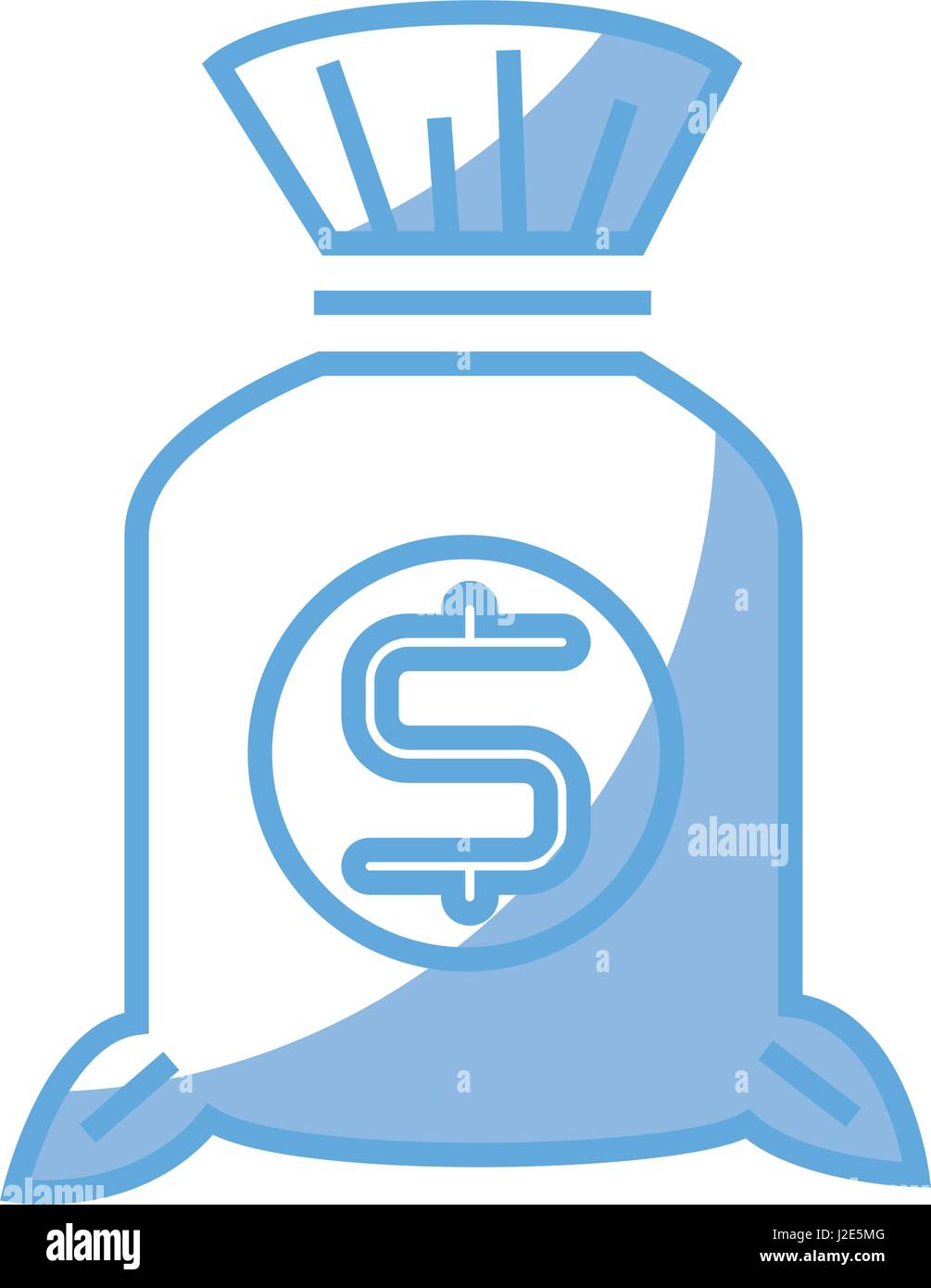 money bag isolated icon Stock Vector Image & Art - Alamy