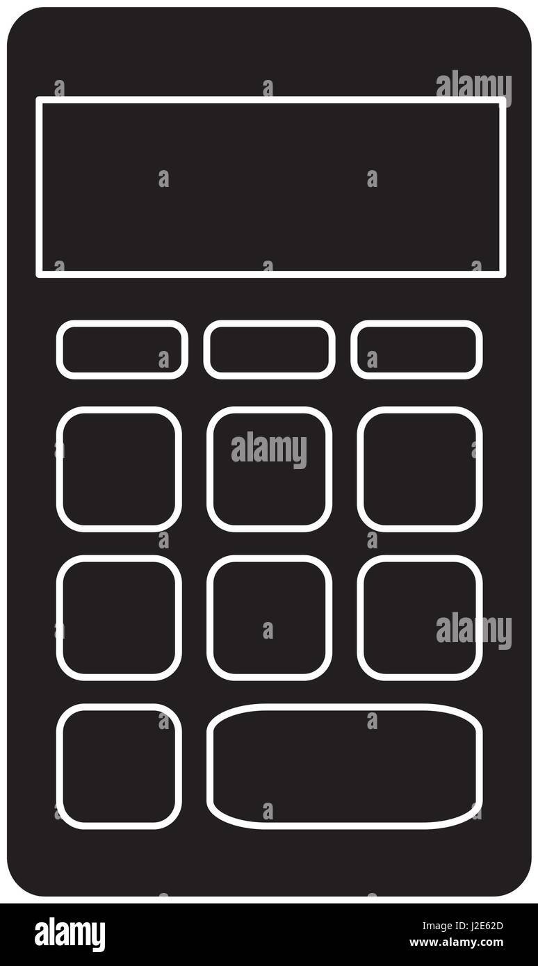 calculator math isolated icon Stock Vector Image & Art - Alamy