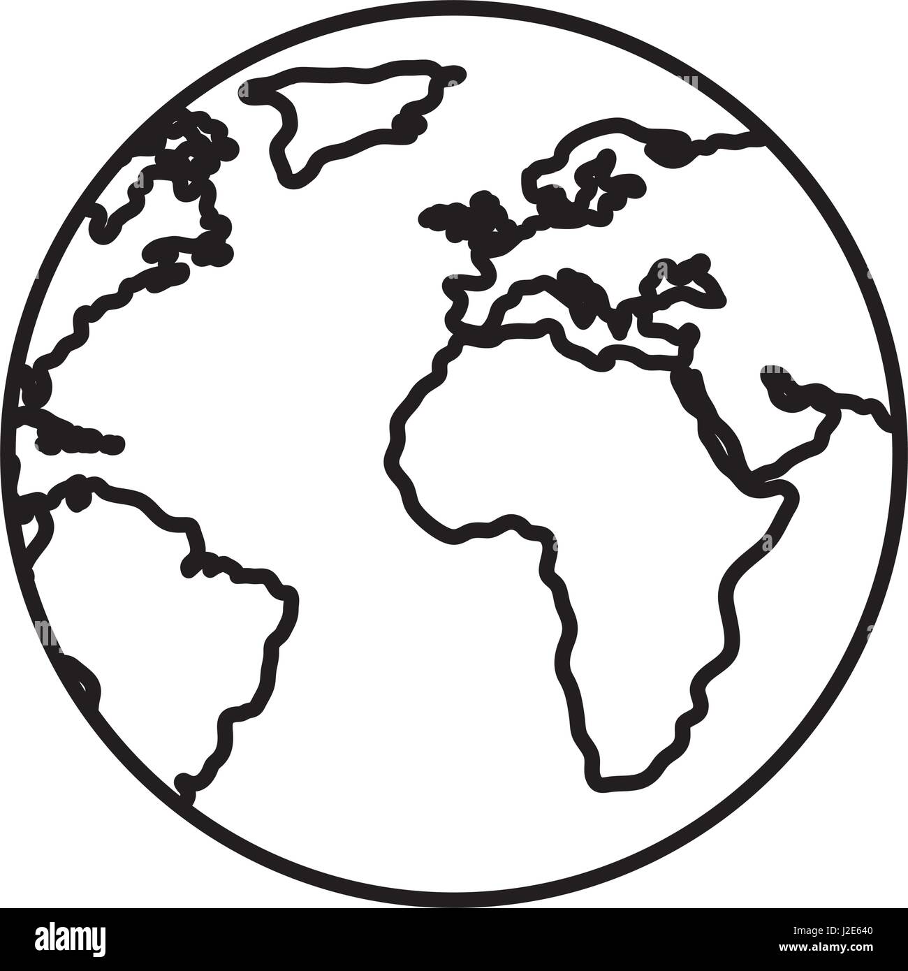 world planet earth icon Stock Vector Image & Art - Alamy