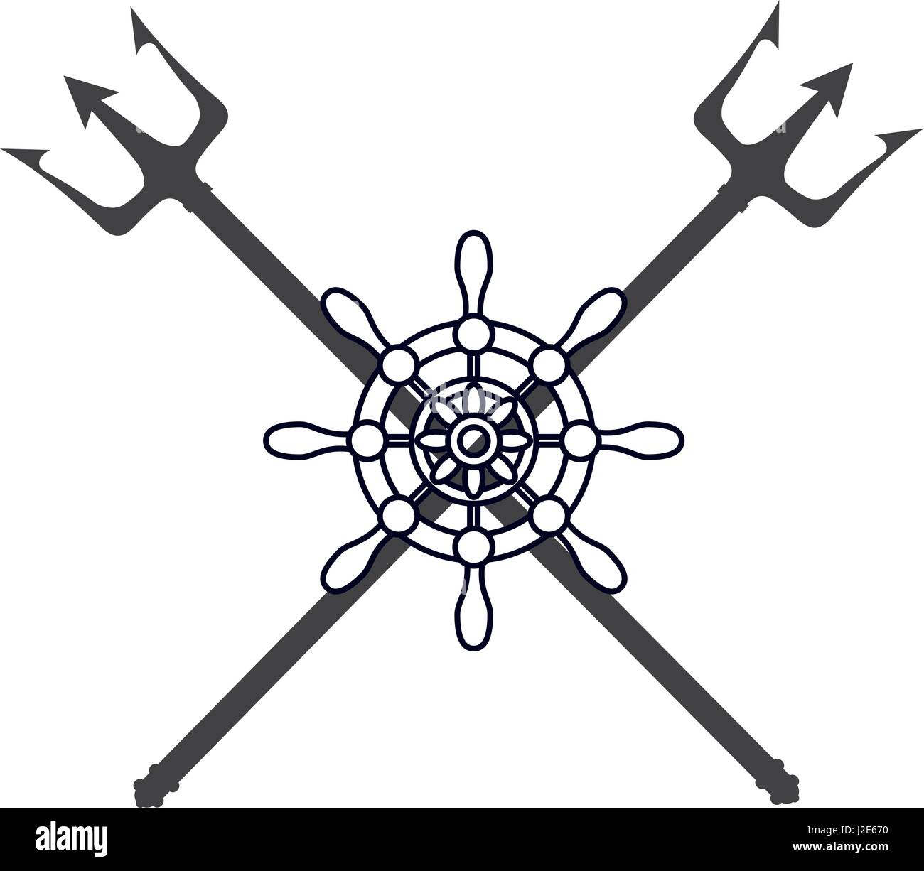 rudder wheel icon Stock Vector Image & Art - Alamy