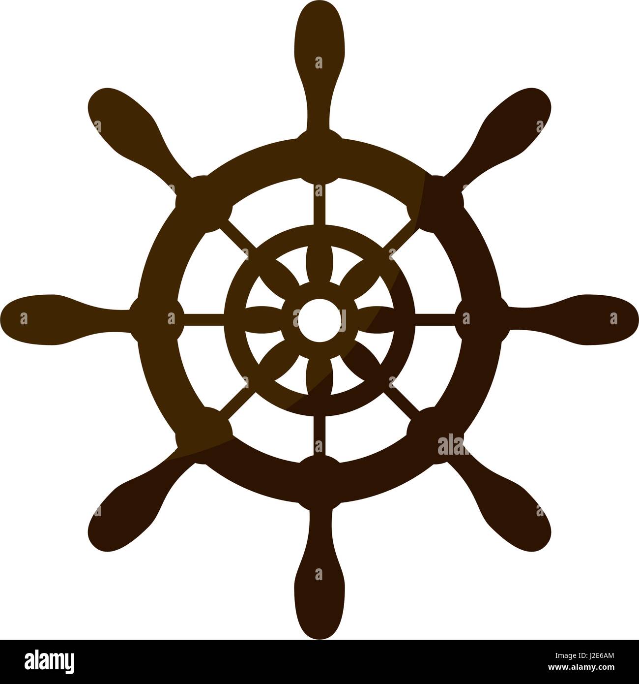 rudder wheel icon Stock Vector Image & Art - Alamy