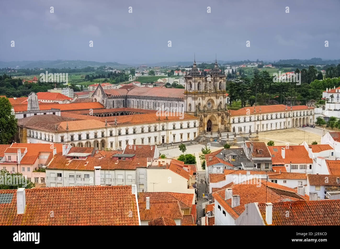 Alcobaca Monastery, Oeste in Portugal Stock Photo