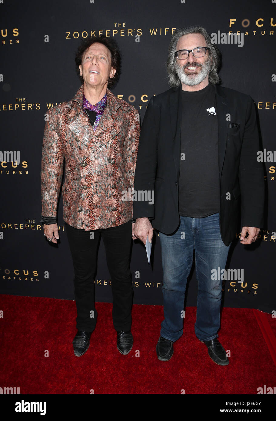 Premiere Of Focus Features' 'The Zookeeper's Wife' Featuring: Robert Carradine, Guest Where: Hollywood, California, United States When: 28 Mar 2017 Stock Photo
