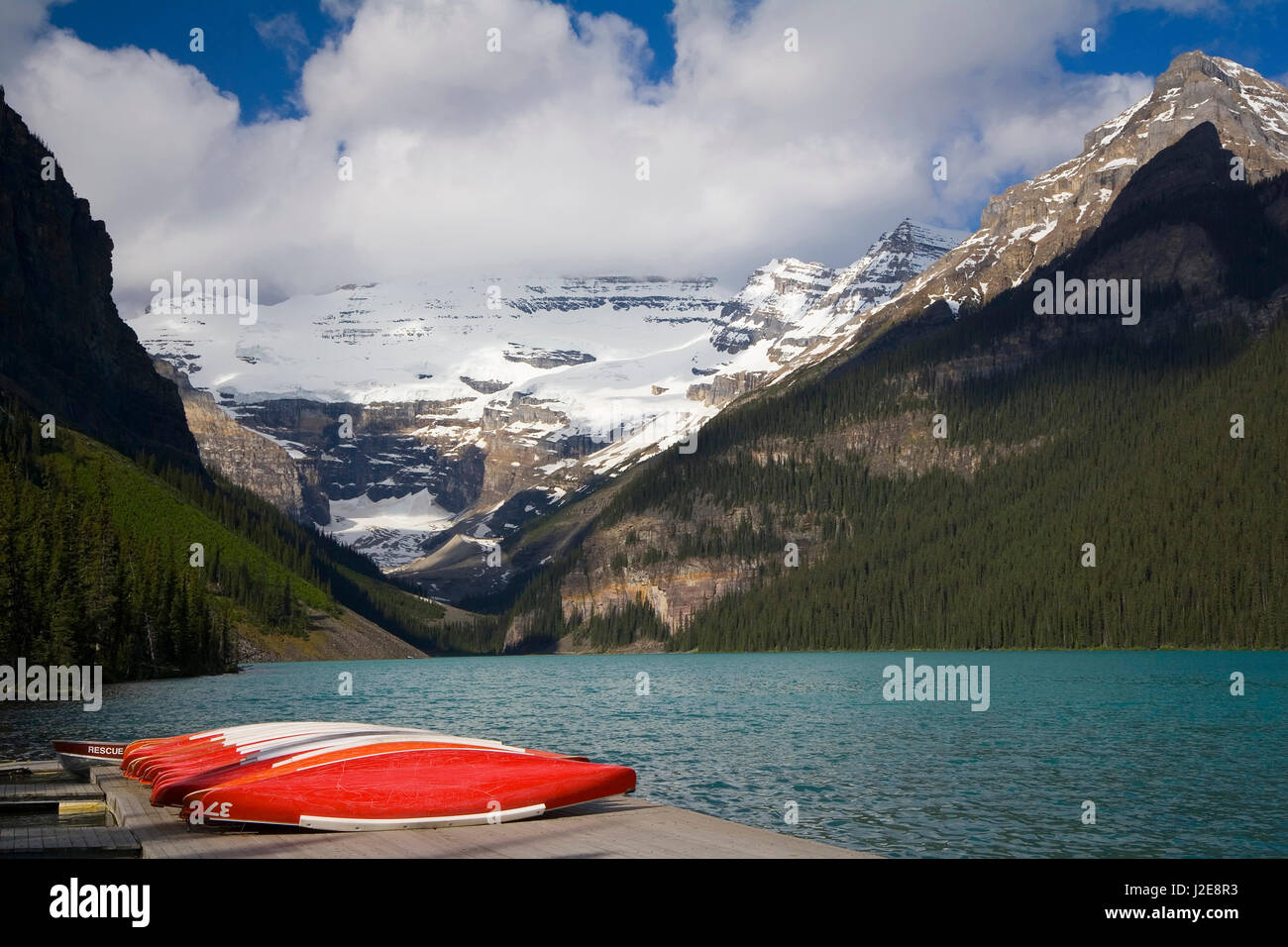 Lake Louise, Banff National Park, Alberta, Canada Stock Photo - Alamy