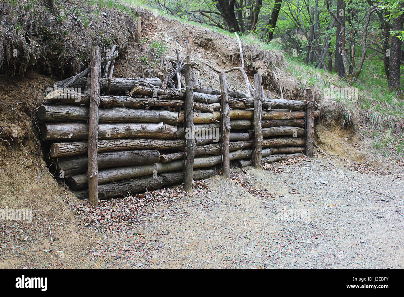 Wooden barrier hi-res stock photography and images - Alamy