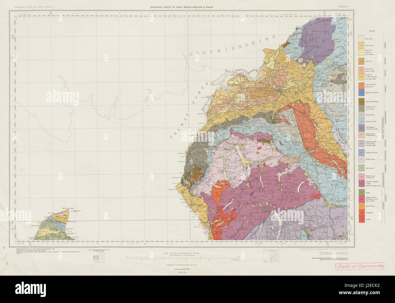 Geological survey great britain map hi-res stock photography and images ...