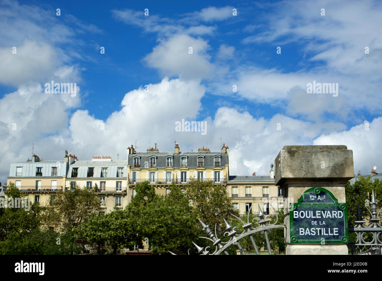 France, Paris, Boulevard de la Bastille (Large format sizes available