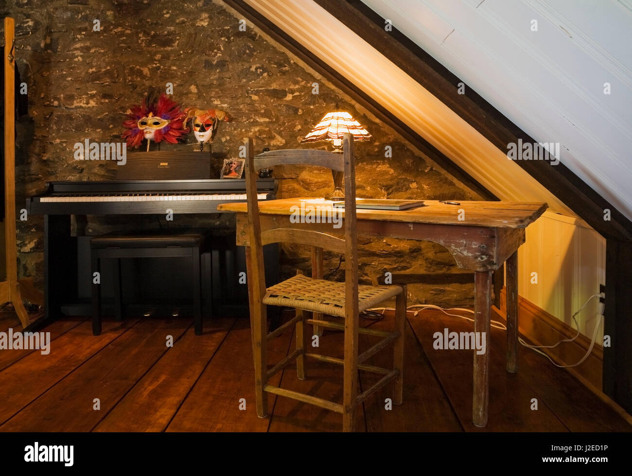 Desk Lamp Chair Home Bedroom High Resolution Stock Photography And Images Alamy