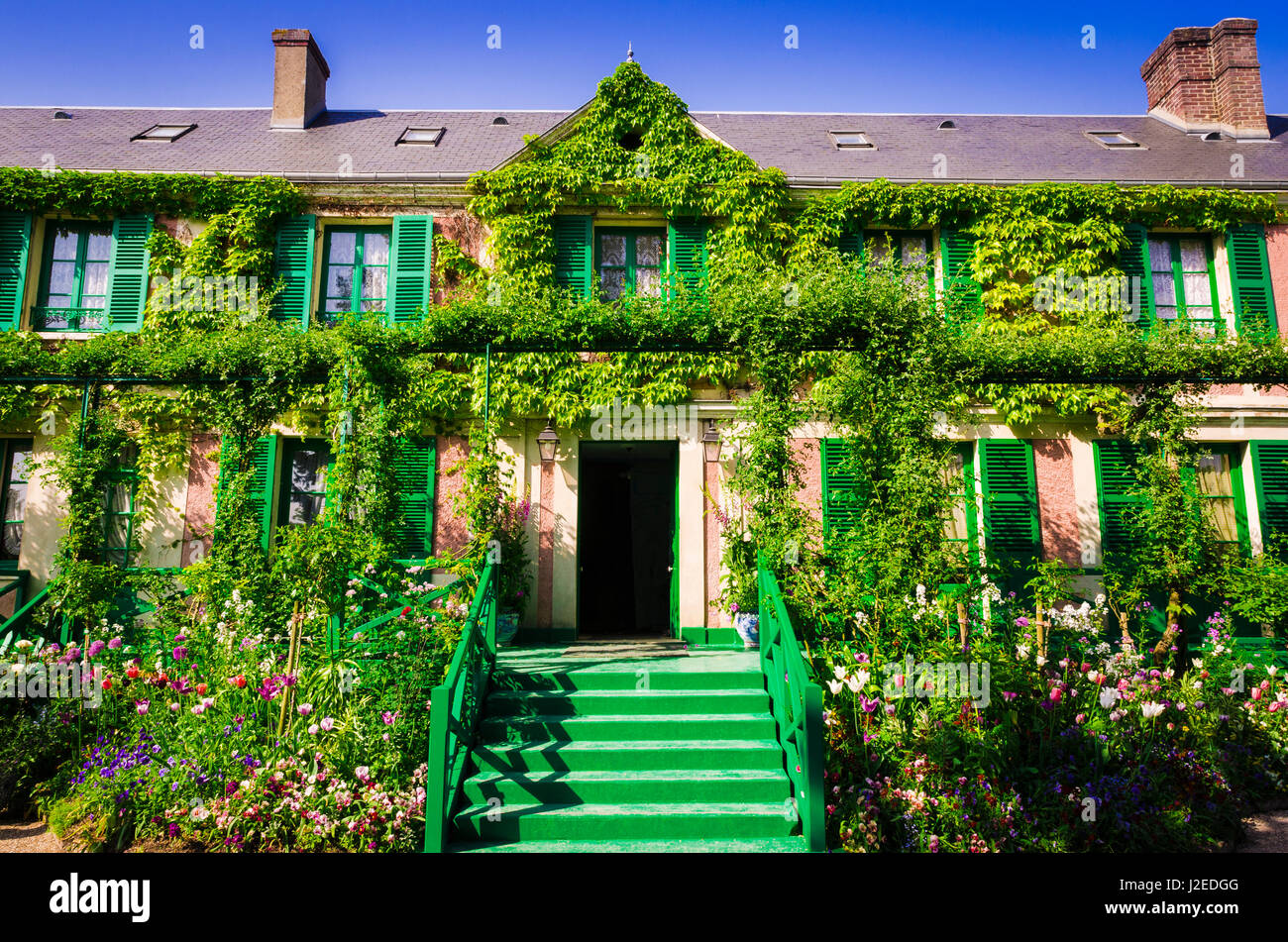 Claude Monet house and gardens, Giverny, France Stock Photo