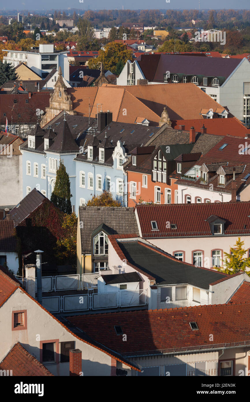 Germany, Rheinland-Pfalz, Speyer, elevated city view Stock Photo