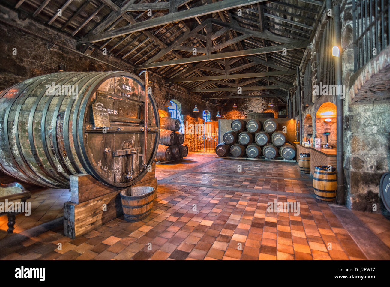 Port wine production, Burmester Cellars, Oporto, Portugal (Large format