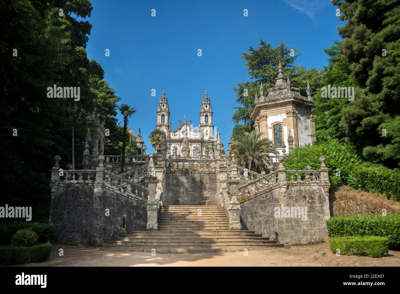 Lamego, Portugal, Shrine of Our Lady of Remedies exterior steps (Large