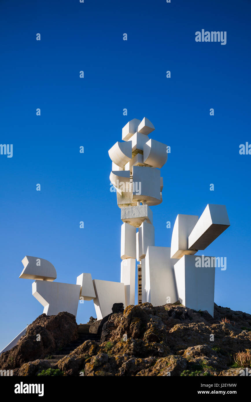 Spain Canary Islands Lanzarote San Bartolome Monumento Al Campesino