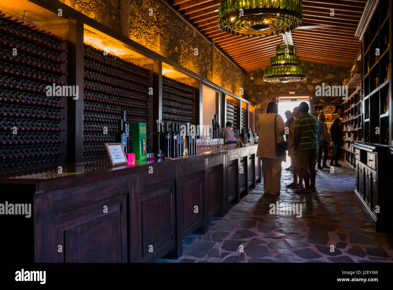 Spain, Canary Islands, Lanzarote, La Geria wine region, Uga, Bodega