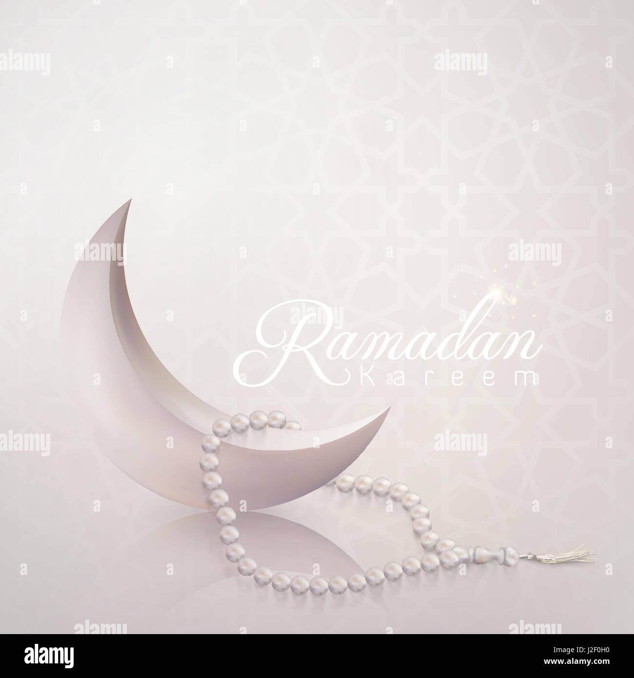 Ramadan Kareem greeting card template islamic vector background Stock ...
