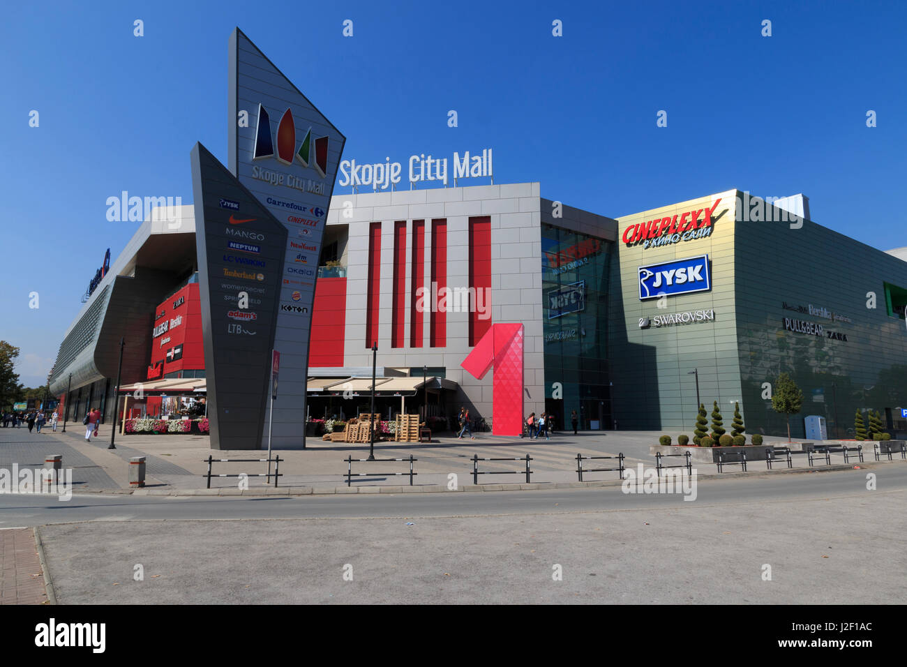 Macedonia, Skopje, City Mall. (Editorial Use Only Stock Photo - Alamy