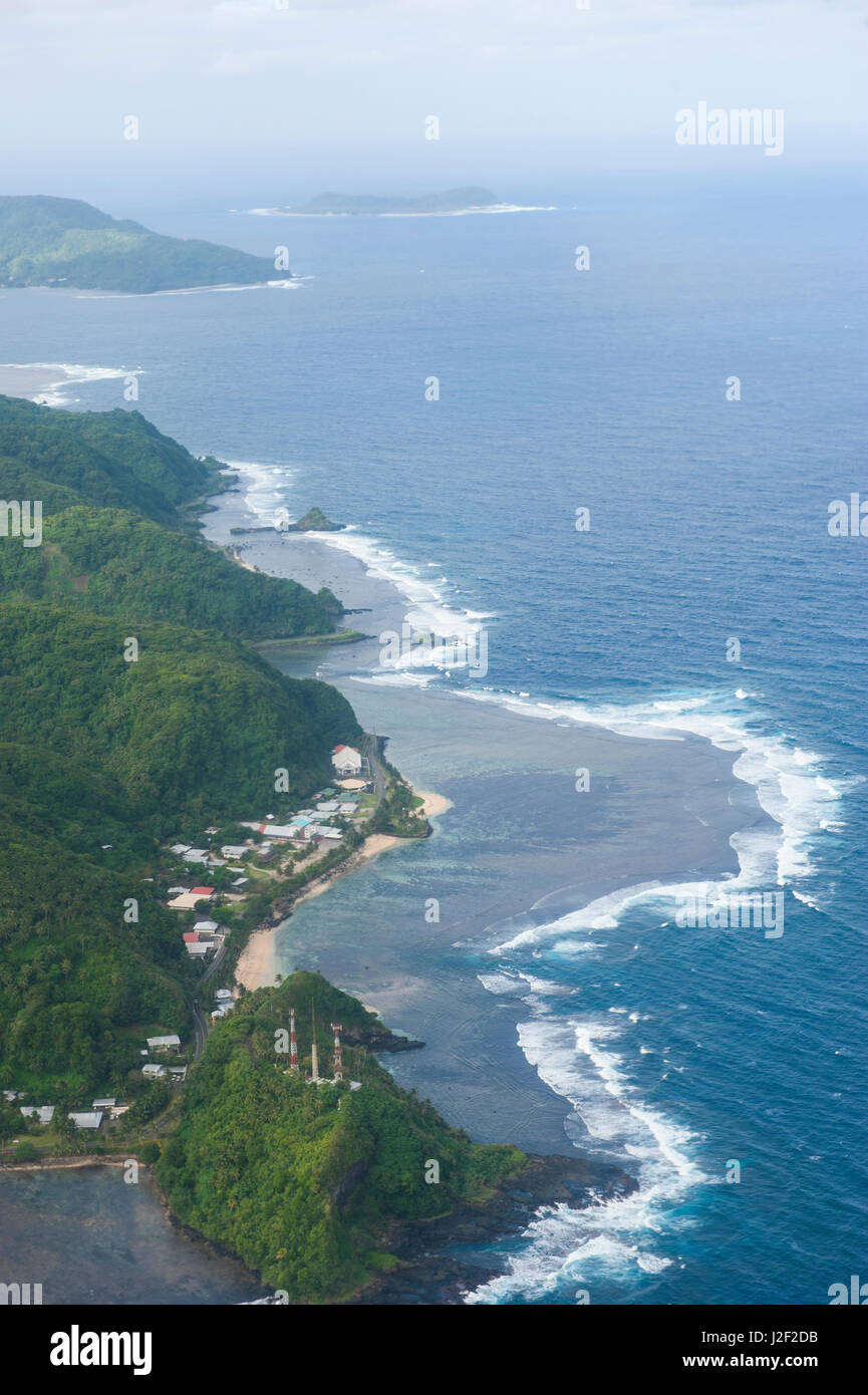 Aerial tutuila island in american samoa hires stock photography and