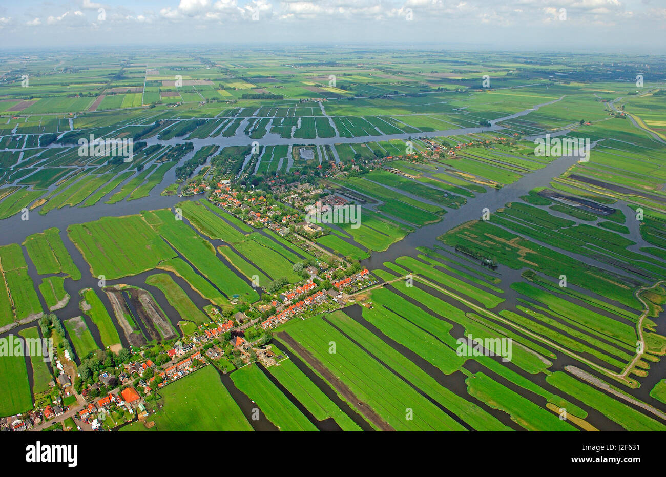 Aerial photographyof polder Wormer, Jisp en Neck Stock Photo Alamy