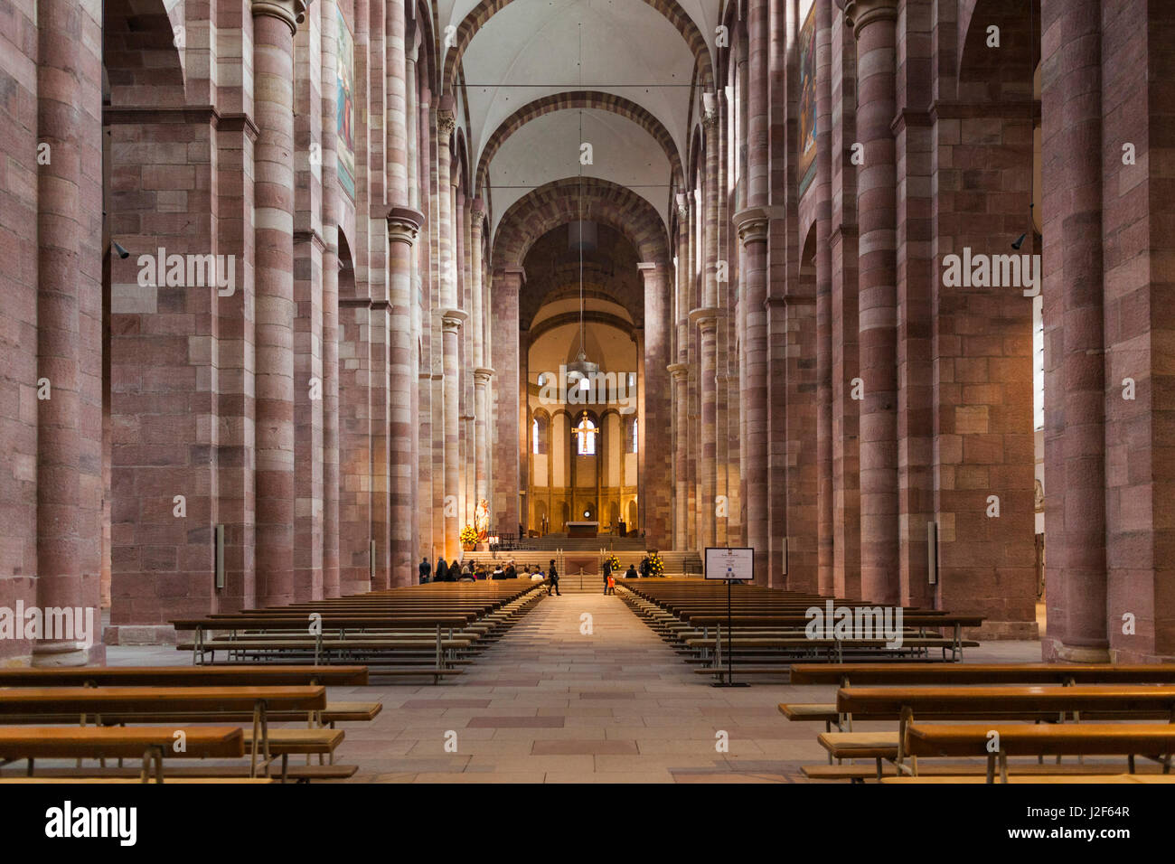 Germany, Rhineland-Pfalz, Speyer, Dom cathedral, interior Stock Photo