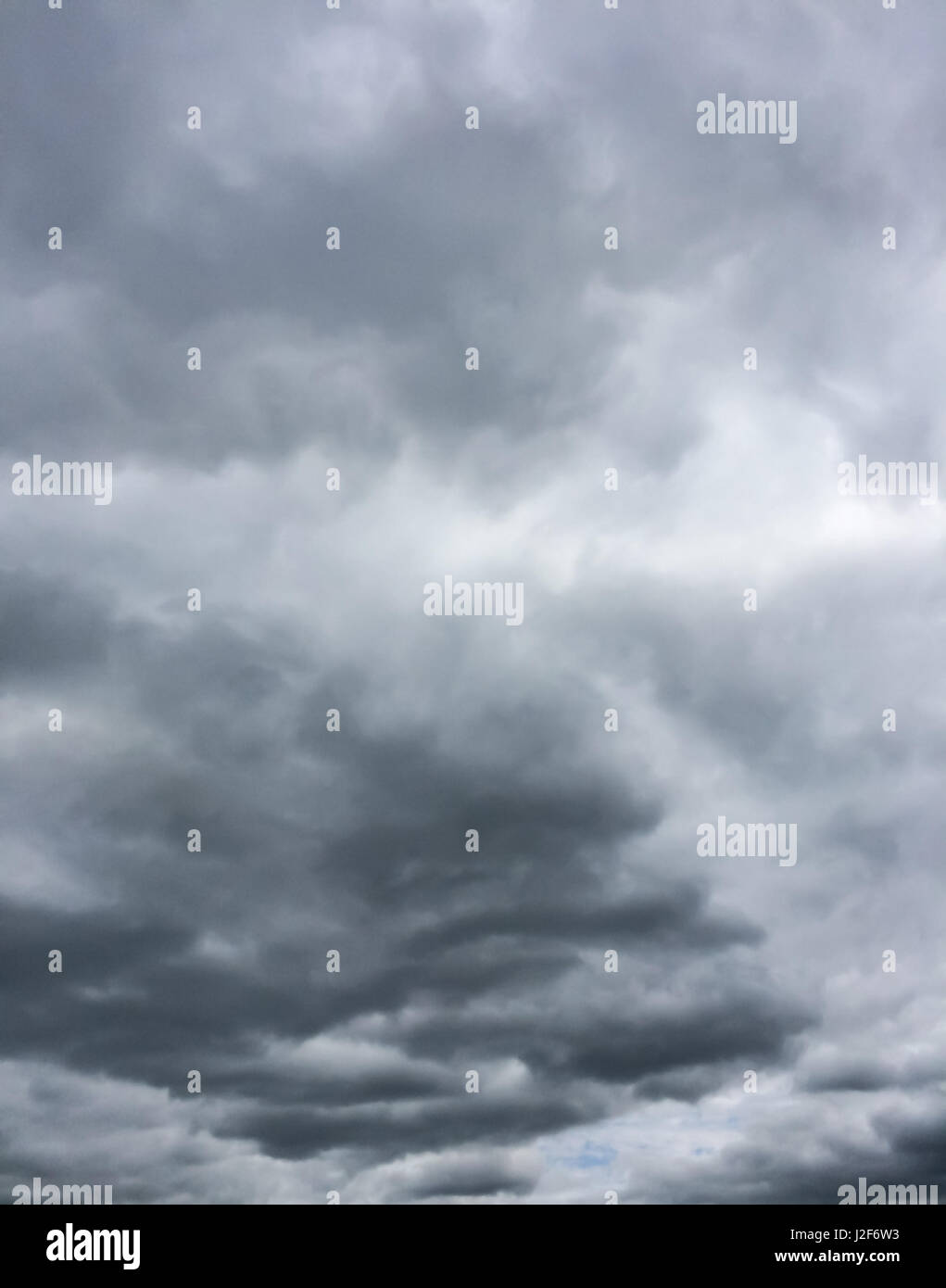 Puffy Storm Clouds Stock Photo