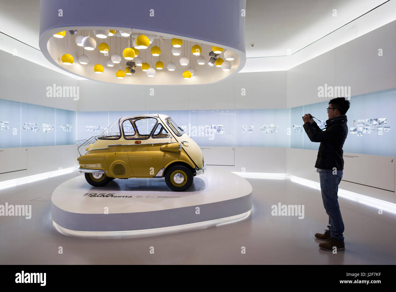 Germany Bavaria Munich Bmw Museum Display Of Bmw Isetta Bubble Car