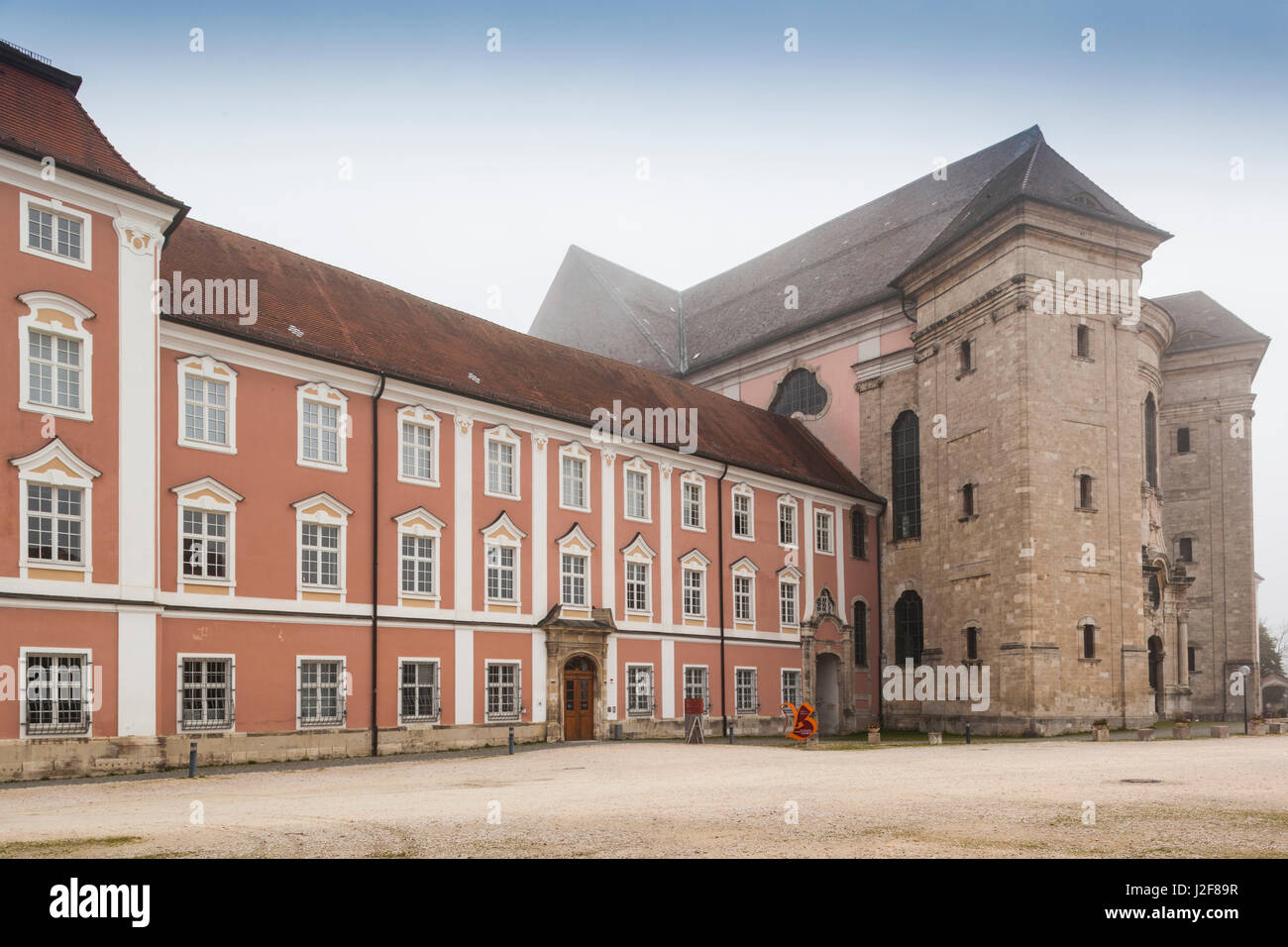Germany, Baden-Wurttemburg, Wiblingen, Kloster Wiblingen Abbey, 18th ...