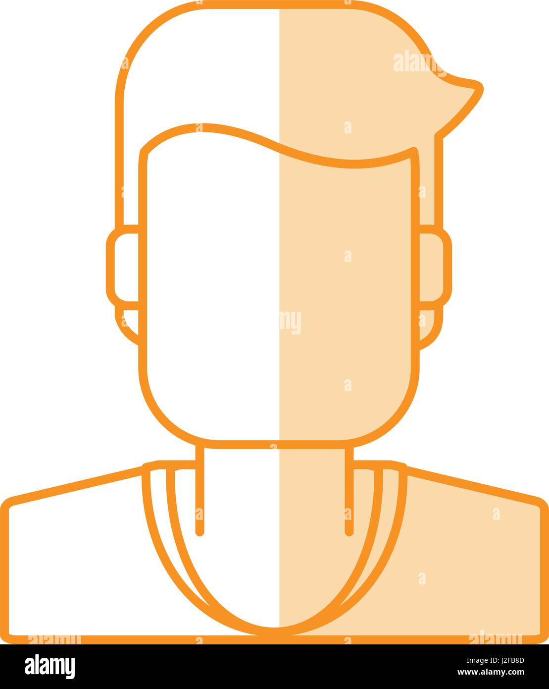 Half Face Less Silhouette Drawing Faceless Half Body High Resolution Stock Photography ...