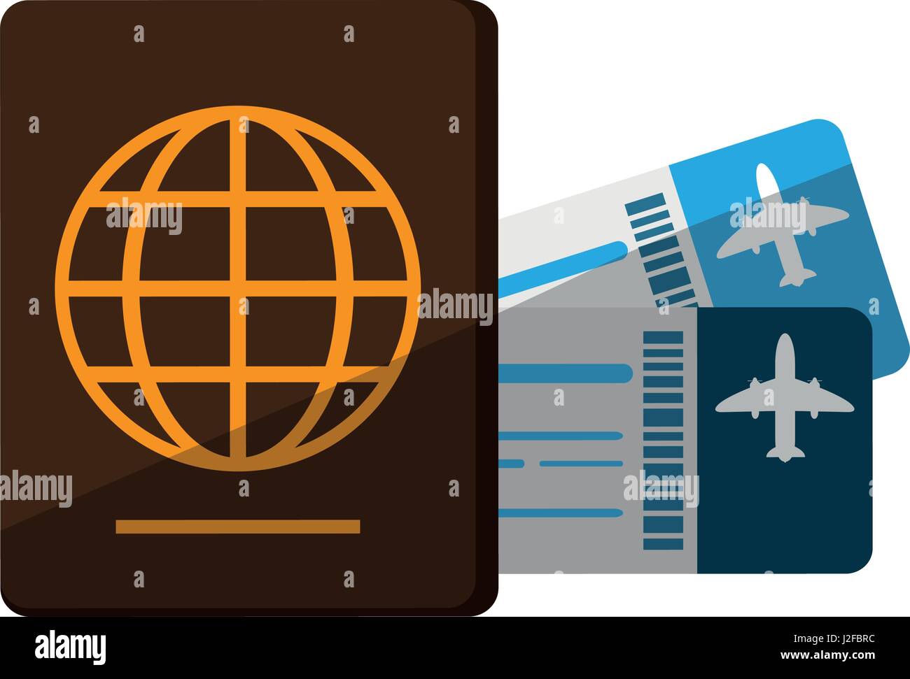 Boarding pass ticket icon image hi-res stock photography and images - Alamy