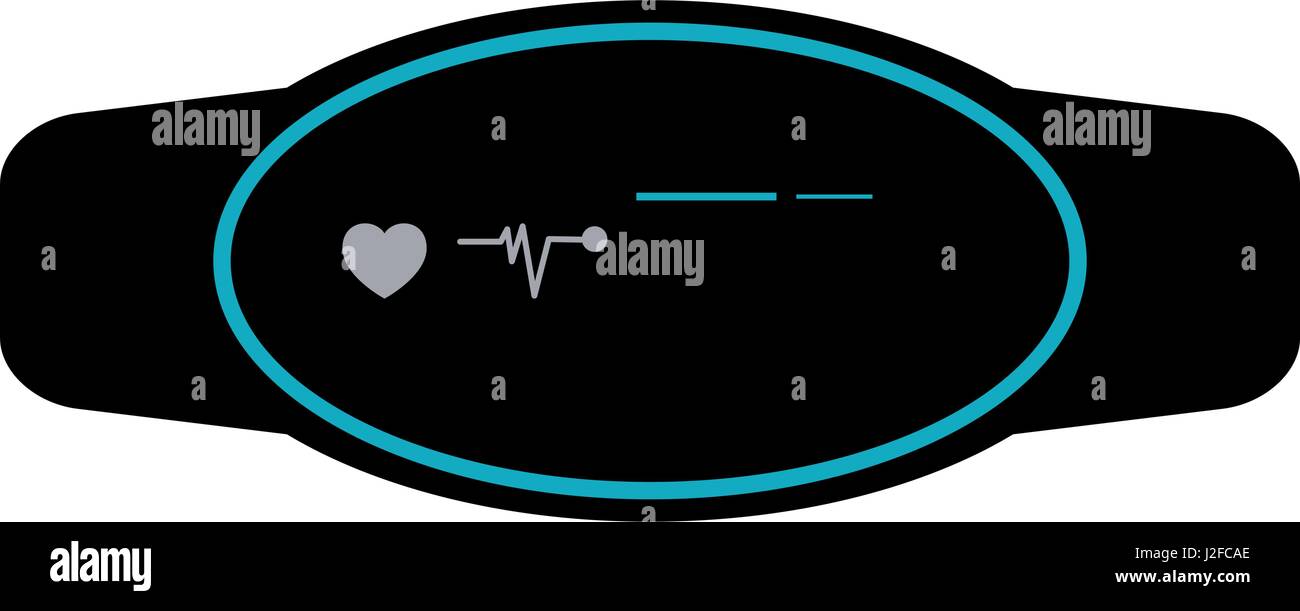 mobile heart rate monitor icon image Stock Vector Image & Art Alamy