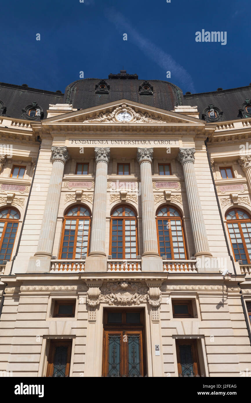 Romania, Bucharest, Piata Enescu Square and King Carol I