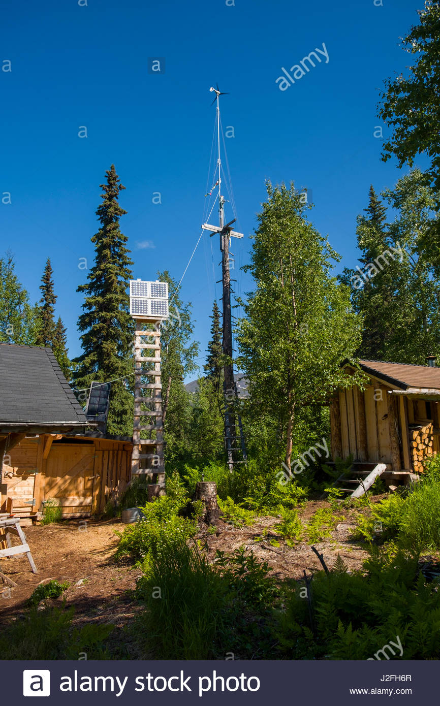 Photovoltaic Panels And Wind Turbine For Generating Electricity