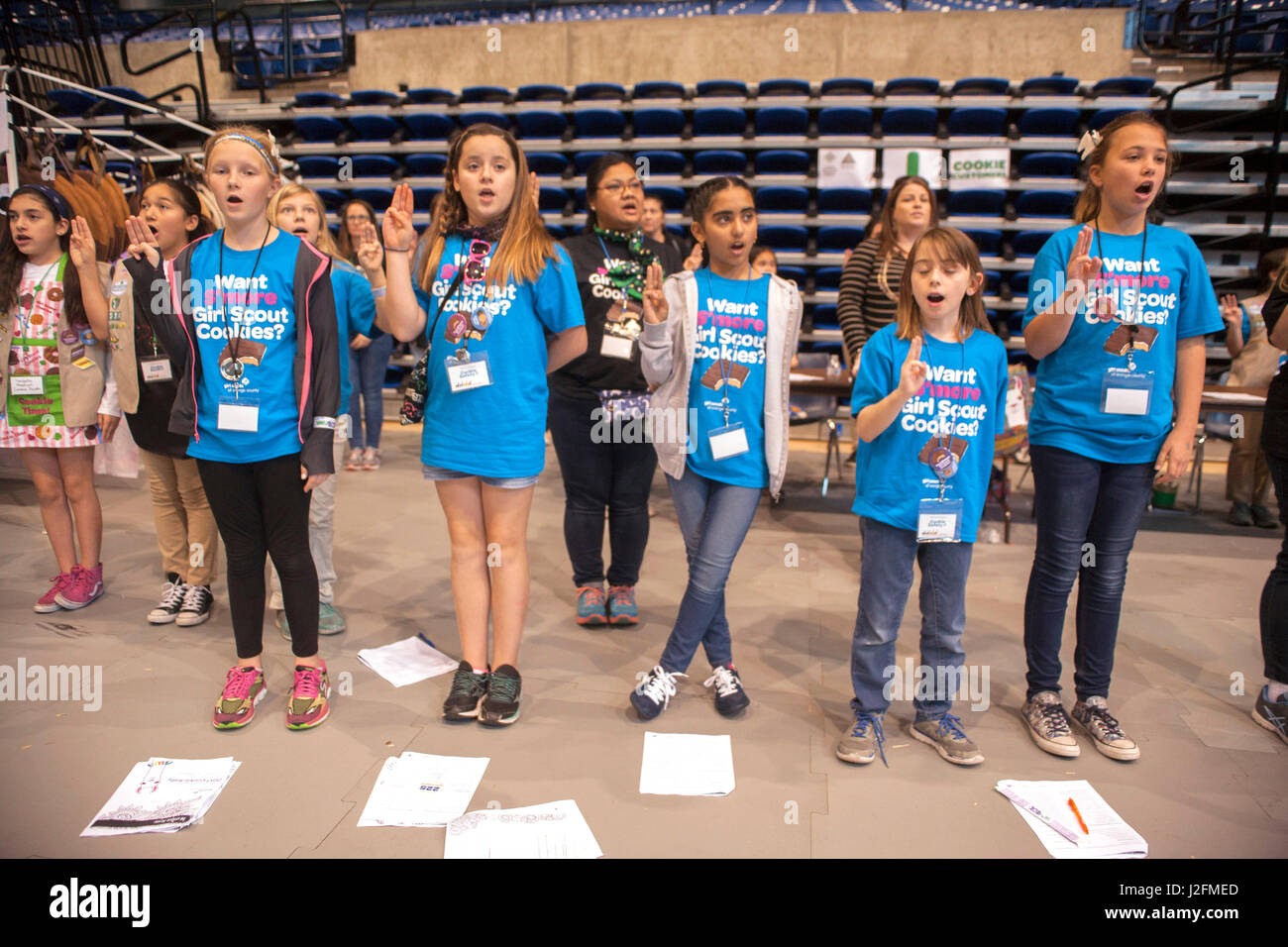Teenage girl scouts hires stock photography and images Alamy