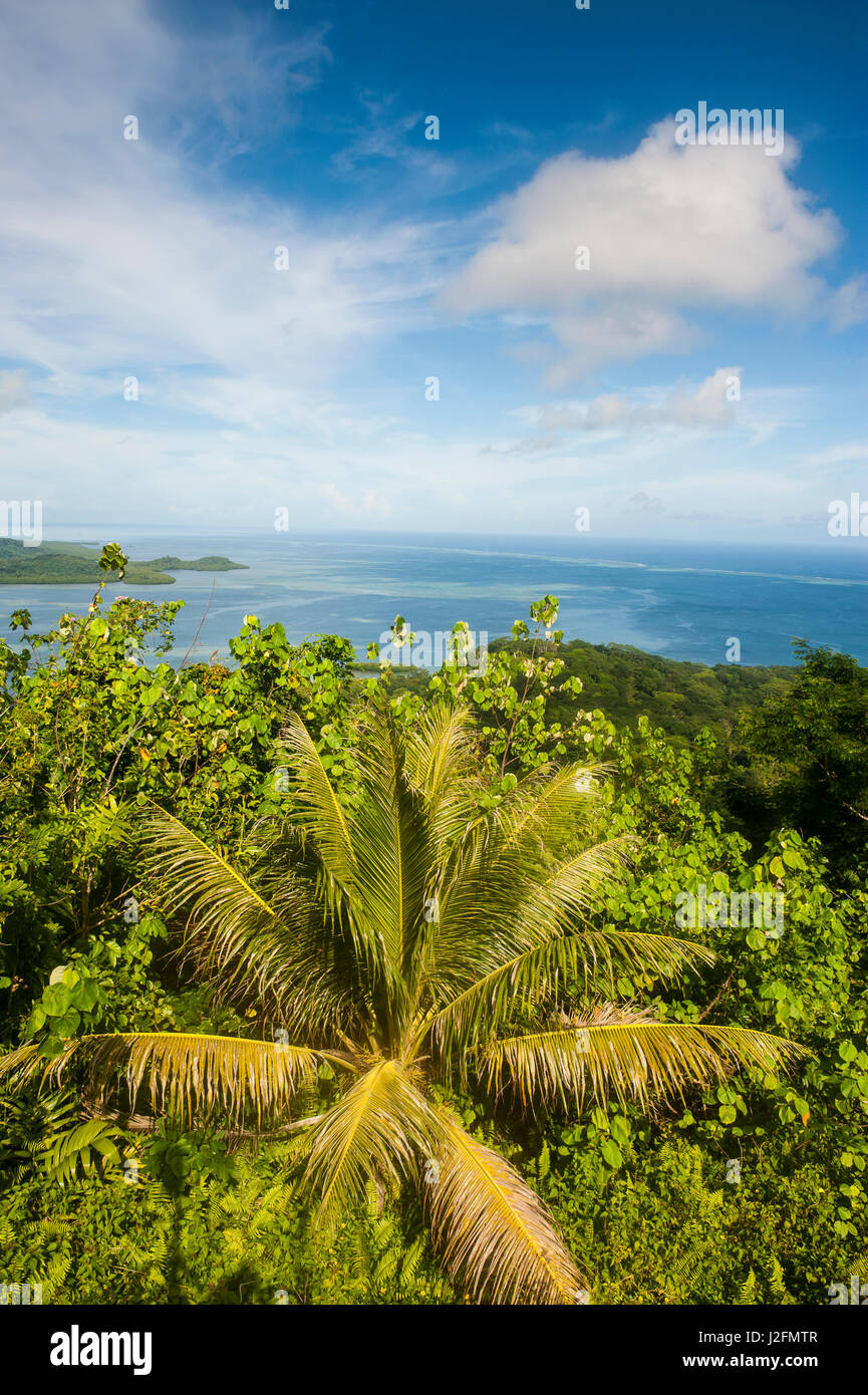Sokehs Overlook over Pohnpei and Sokehs Rock, Micronesia, Central Pacific ...
