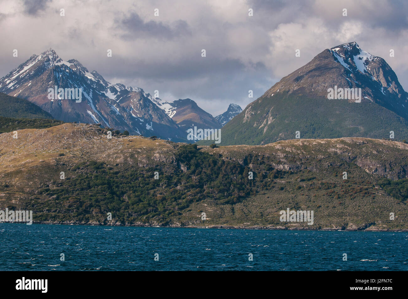 Beagle Channel, Tierra del Fuego, Argentina, South America Stock Photo
