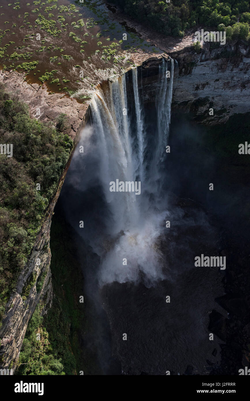 Kaieteur Falls, Guyana. The world's widest single drop waterfall, located on the Potaro River in