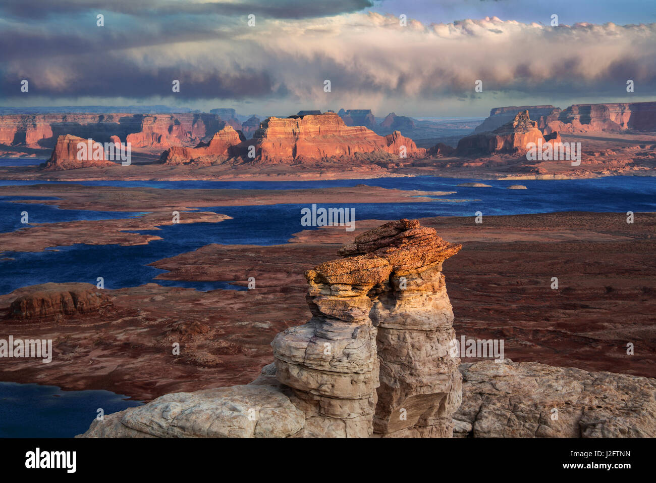 Alstrom Point Page, Arizona, USA, Lake Powell Stock Photo - Alamy