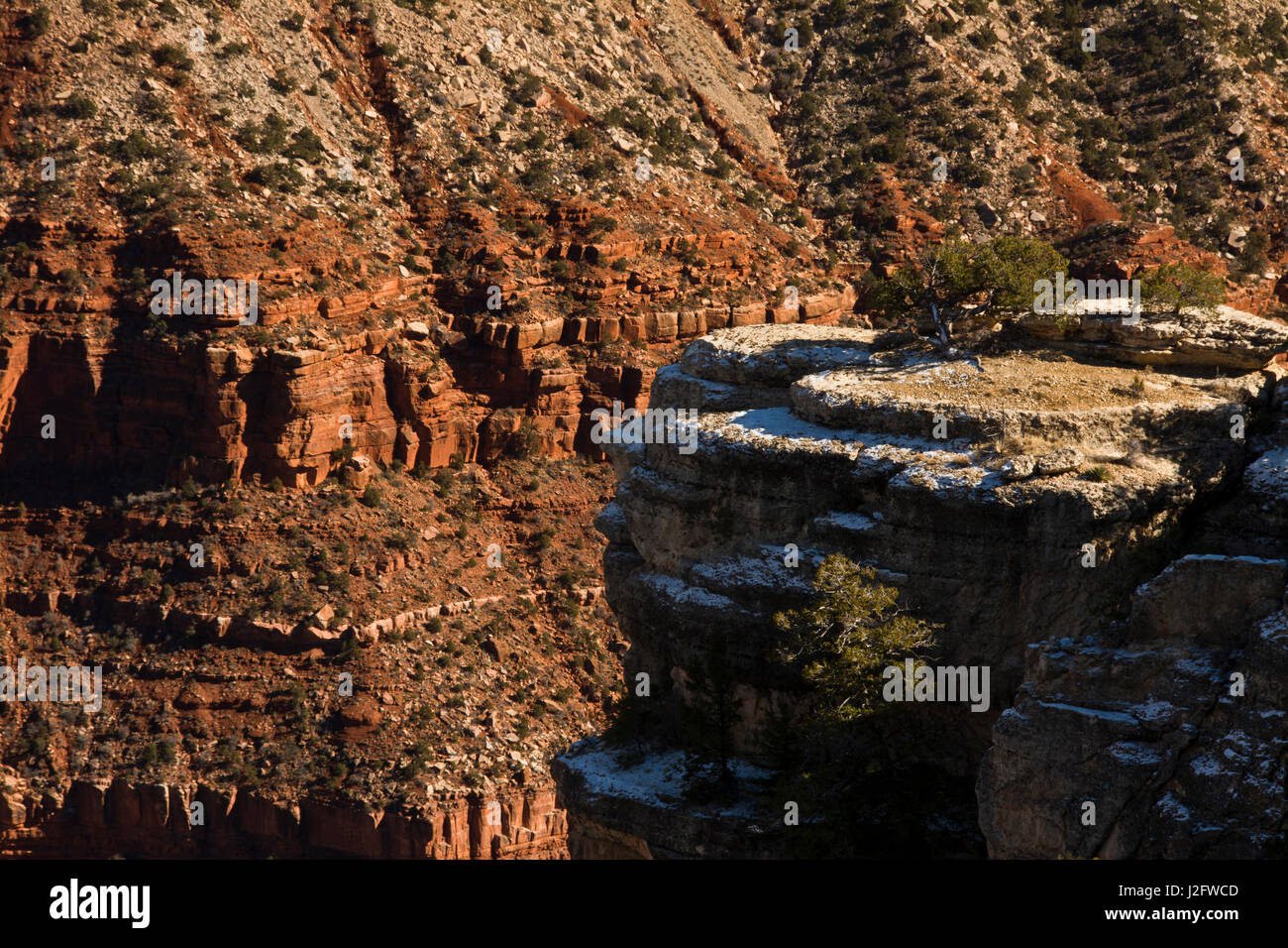 View from Mather Point, South Rim, Grand Canyon National Park, Arizona, USA Stock Photo