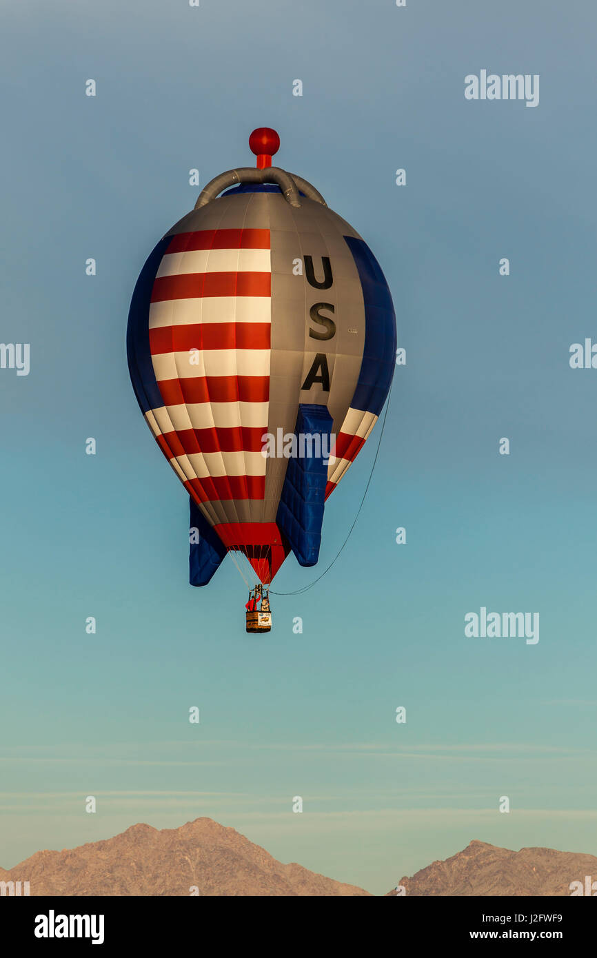 Lake Havasu Balloon Festival. Soaring Hot Air Balloon Stock Photo Alamy