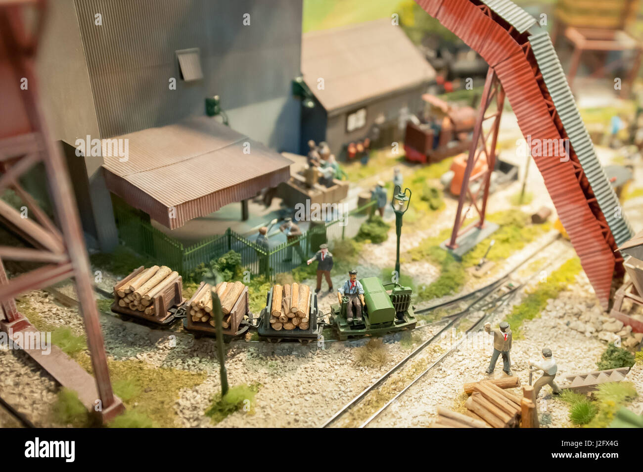 Miniature model cheap railway