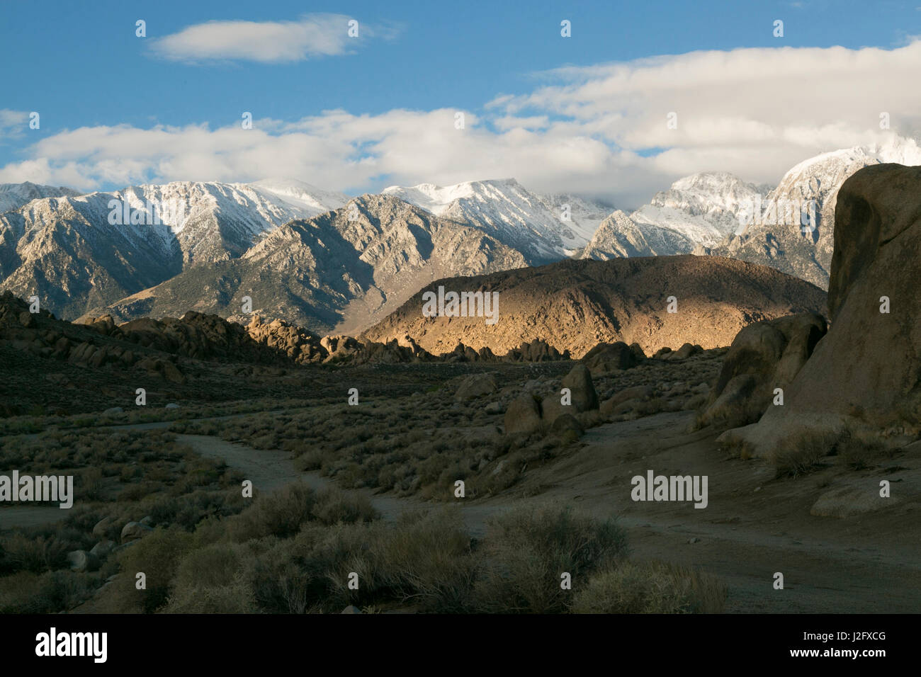 Lone Pine, California, USA. The Alabama Hills landscape, film set