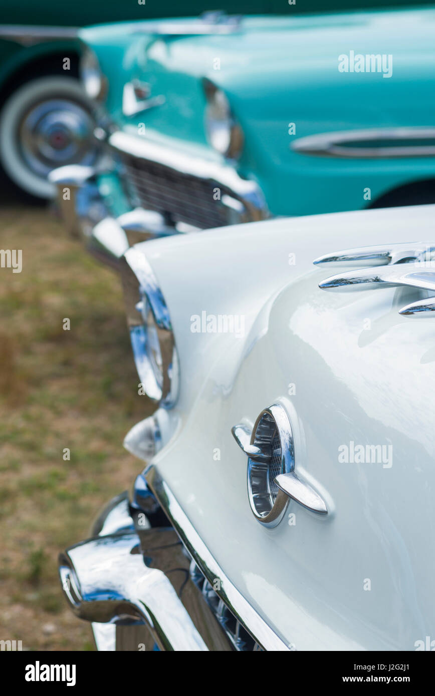 USA, Massachusetts, Cape Ann, Gloucester, Antique Car Show, 1950's