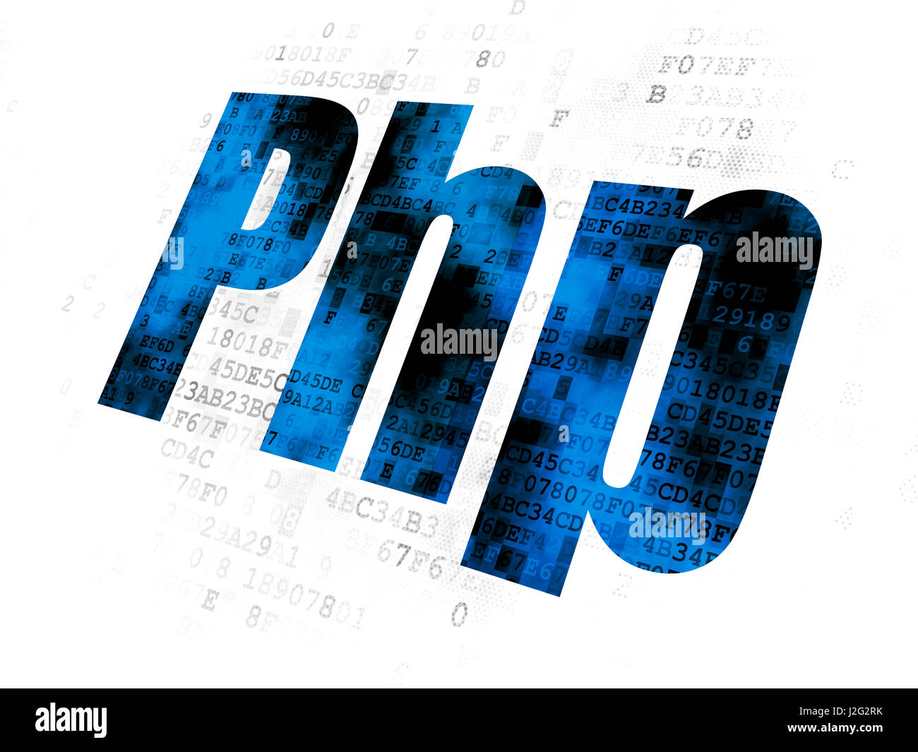 Blue digital java code Cut Out Stock Images & Pictures - Alamy
