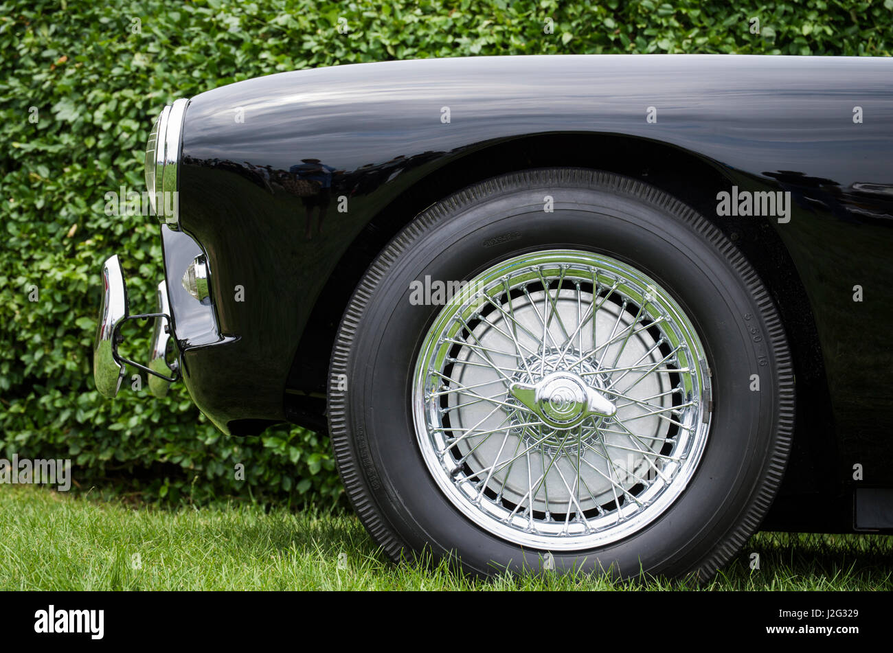 USA, Massachusetts, Beverly Farms, antique cars, 1950s Aceca Stock