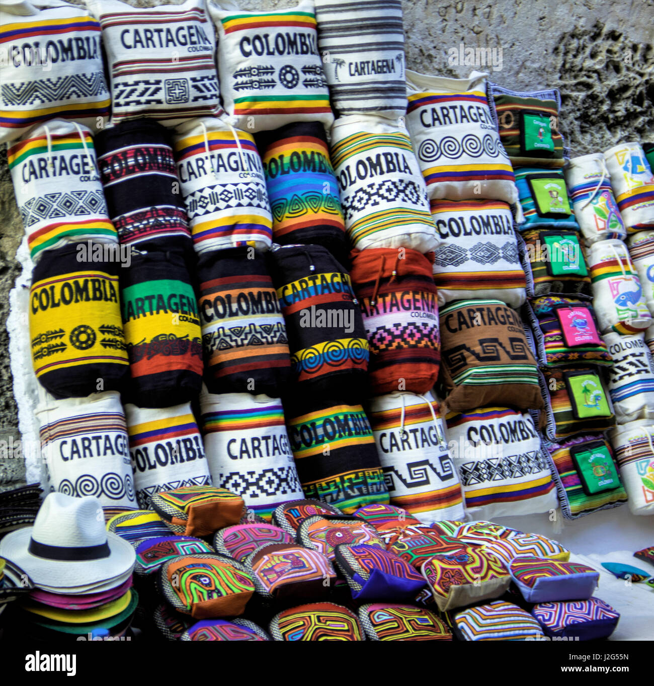 Souvenir vendor cartagena colombia hi-res stock photography and images -  Alamy