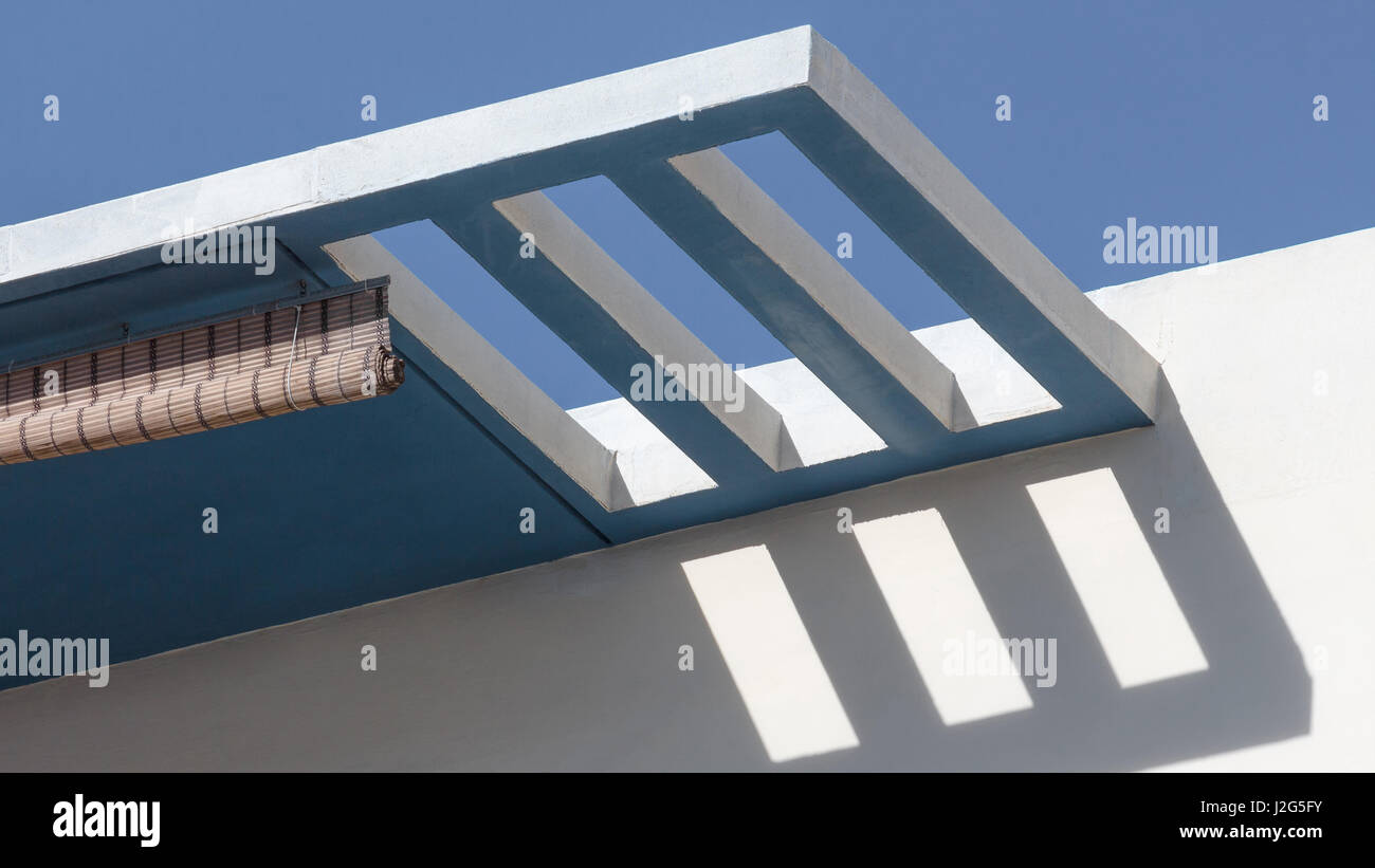 Modernist style balcony covering in Xemxija, Malta Stock Photo Alamy